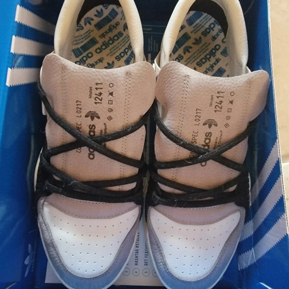 Adidas Alexander Wang White and Black Sneakers